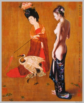 Desnudo Painting - Guan ZEJU 28 chica china desnuda